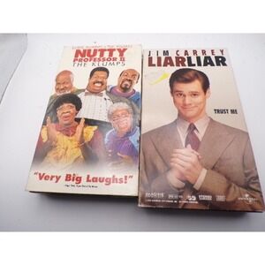 Nutty Professor II The Klump VHS Liar Liar VHS Movie Lot Eddie Murphy Jim Carrey
